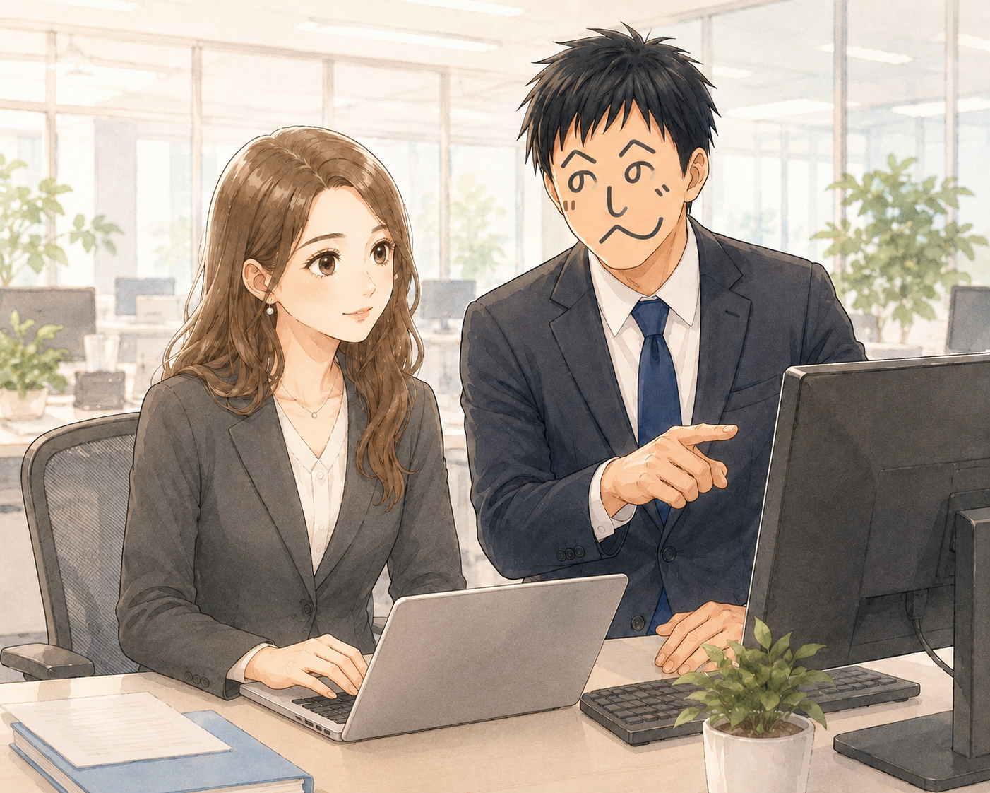 薄毛丸幸太郎のイラスト